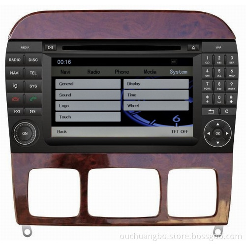 Ouchuangbo Auto Stereo Navi DVD Player for Mercedes Benz S W220 1998-2005 Car Multimedia